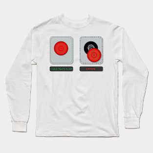 Two Buttons Long Sleeve T-Shirt